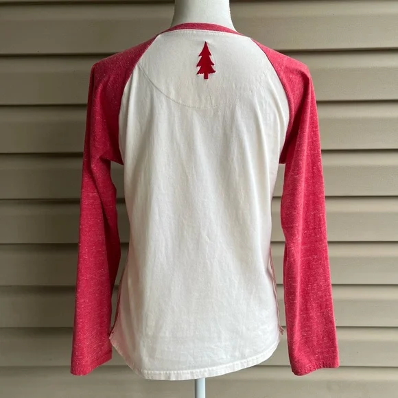 •Hatley• Little Blue House Women's Red Bear Pajama Top - Size Medium - Picture 7 of 9